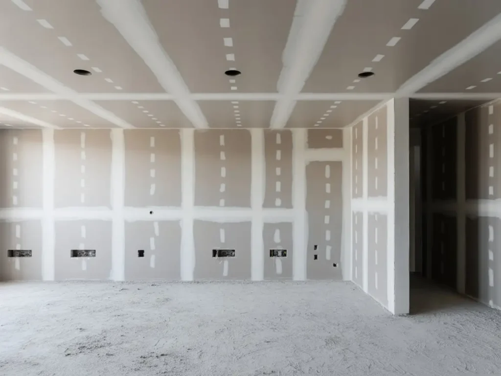 Redistribución de viviendas pladur Toledo con tabiques interiores terminados en obra