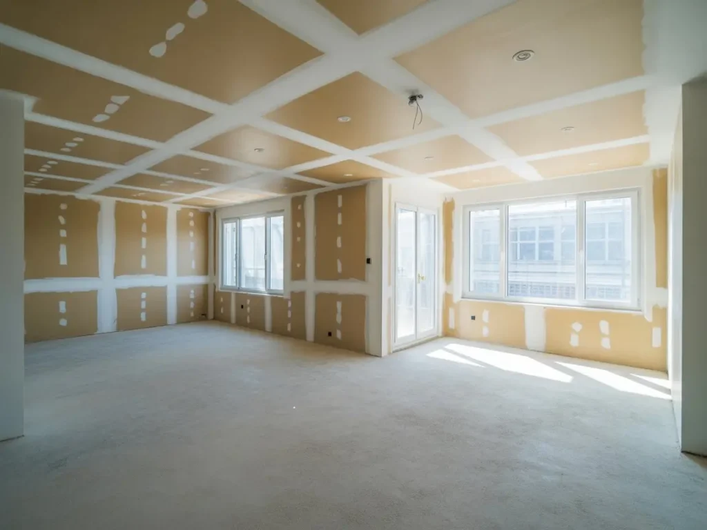 Aislamiento interior en reformas integrales de pladur en Toledo con paredes y techos trasdosados.