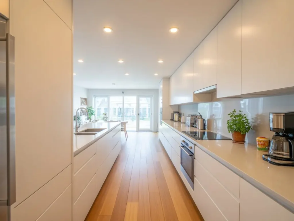 Reforma de vivienda unifamiliar para fusionar cocina salon en Toledo con espacio abierto luminoso