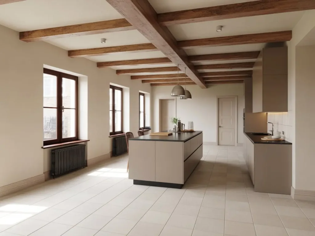 Reformar cocina sin tocar muros de carga con pladur en espacio abierto luminoso